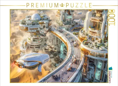 Produktbild von CALVENDO Puzzle Science Fiction Reise | 1000 Teile Lege-Größe 64x48cm Foto-Puzzle für glückliche Stunden