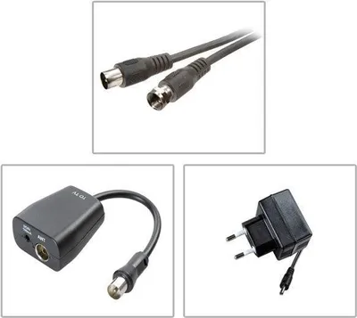 Produktbild von ViVanco™TVA 500, Grau, Mono, 42 dBi, DAB, 8,5 m