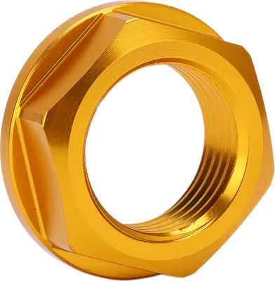Obrázok produktu pre Náhradná hliníková matica M18x1,5 na predné koleso motocykla pre KAWASAKI KLX450R 08-19Gold