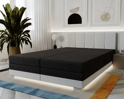 Obrázek produktu pro Kontinentální postel 180x200 ROSIE 5 - černá / bílá