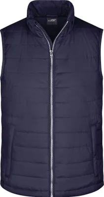 Produktbild von Men's Padded Vest Leichte, wattierte Steppweste navy, Gr. L