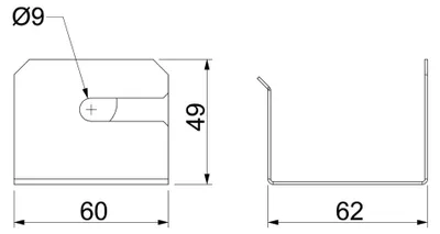 Immagine prodotto di BETTERMANN PLM WB 0810 FS Staffa per cavo per montaggio a parete (7218154)