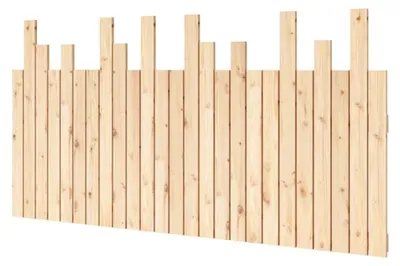Produktbild von Wandkopfteil für Bett Schlafzimmerbett Bettzubehör Holzkopfteil Wandmontage 159,5x3x80cm Massivholz Kiefer