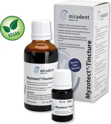 Obrázok produktu pre Miradent Gél na rany Myzotect tinktúra 50 ml