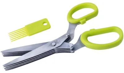 Obrázok produktu pre Nôž na bylinky – oceľ – 19,5 cm – strieborný