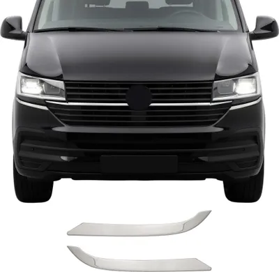 Image de Baguettes de Phare Avant pour VW T6.1 Transporter tout 2019-2024 chromé inoxy