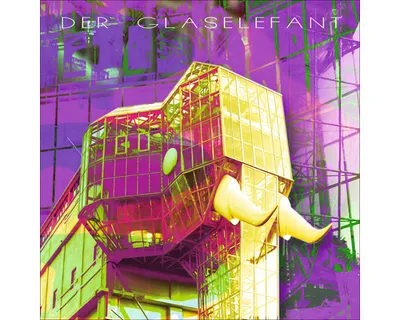 Produktbild von Glasbild Hamm der Glaselefant 20x20 cm