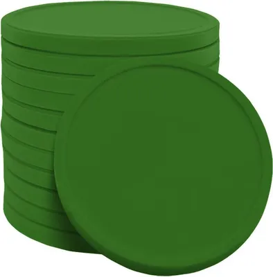 Image de Jetons CombiCraft vierges biodégradable vert - Ø29mm - 500 pièces