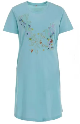 Produktbild von Nachthemd Kurzarm - Birdie , Farbe:mint, Größe:L
