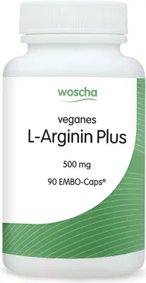 Produktbild von Woscha L-Arginin Plus 500 mg – 90 Kapseln