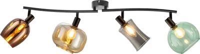 Produktbild von Nino Leuchten Deckenleuchte 4-flg. TELESTO Matt Schwarz, 60170408