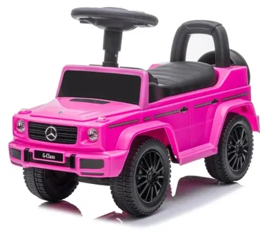 Produktbild von Mercedes-Benz G350 Rutschauto Kinder (1–3 Jahre) – Offiziell Lizenziert, mit Hupe, Stauraum & Kippschutz – Kinder Rutscher – Rosa