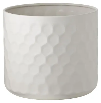 Obrázok produktu pre Kvetináč White Steel, ø24,5 x 21 cm