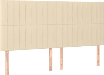 Obrázok produktu pre vidaXL Čelo postele krémové 180x5x118/128 cm látka