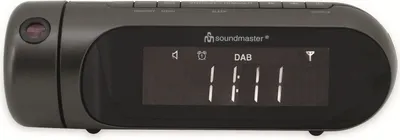 Produktbild von SOUNDMASTER DAB+/UKW-Uhrenradio UR6700AN, mit Zeitprojektion