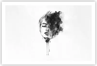 Produktbild von Poster - Poster ohne Rahmen - Frau Gesicht Abstraktion - 91,5x61 cm - Wand Bild - Wanddeko - Wandbilder - Kunstposter - Wandposter - Bilder - Kunstdruck - Wanddekoration - Wandbild - P2XAA91x61-4934