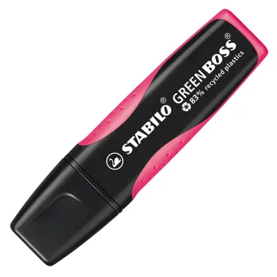 Produktbild von Umweltfreundlicher Textmarker - STABILO GREEN BOSS - Einzelstift - pink