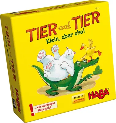 Produktbild von HABA Tier Auf Tier - Klein, Aber Oho!, Erwachsener & Kind, 5 Jahr(e), 15 min, 99 Jahr(e), Deutsch, Niederländisch, Englisch, Spanisch, Französisch, Italienisch, Holz
