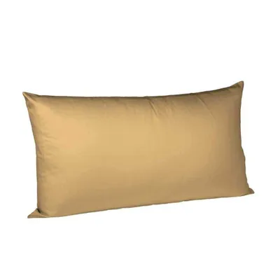 Produktbild von fleuresse Mako Satin Kissenbezug Colours Uni 40x80 cm Sand
