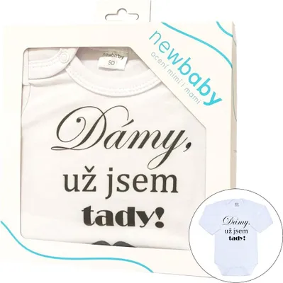 Produktbild von Bedruckter Body New Baby Ladies, ich bin da! - Geschenkpaket, Gr. 50