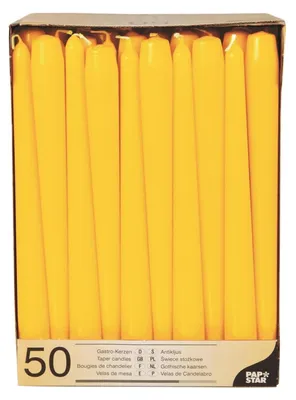 Obrázek produktu pro Papstar 17970, Kulatý, Žlutá, 7 h, 50 kusů