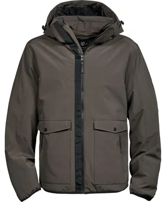 Imagen del producto de Chaqueta "Urban Adventure" de Tee Jays para hombre, modelo FK1374 (talla S), color verde oliva oscuro