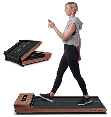 Produktbild von Sportstech WoodPad Pro klappbar, 8 km/h, leise, App, bis 120 kg