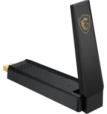 Obrázok produktu pre MSI AXE5400, Bezdrôtový, USB, WLAN, Wi-Fi 6E (802.11ax), 2402 Mbit/s, Čierna