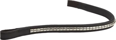 Immagine prodotto di Velociti - Fascia per cavalli "Rapida", fascia per cavalli, in pelle ER2078 (Full) (Nero/Argento)