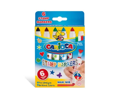 Produktbild von Carioca Stamperello Filzstift Multi Mehrfarbig 6 Stück(e)