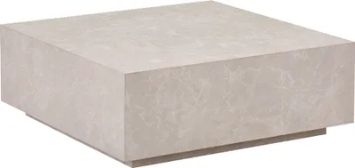 Produktbild von Home Deluxe - Couchtisch Amiri XL - Farbe: Beige, Größe: 95 x 95 cm, MDF Platte, bereits fertig montiert I Wohnzimmertisch Beistelltisch Sofatisch