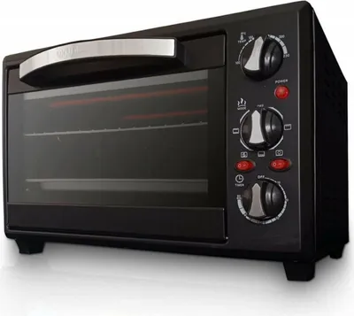 Produktbild von Grunkel HR-28NRM, 28 l, Schwarz, Freistehend, Drehregler, Metall, Schwarz