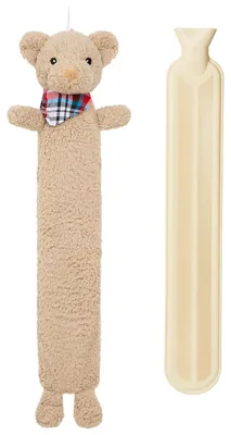 Obrázek produktu pro Termofor Plyšový obal se zvířátkem - 1 litr - 2 litry - Přírodní guma - Fleecový obal