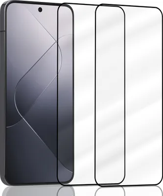 Produktbild von 2-Pack Xiaomi 14 Displayschutzfolie – gehärtetes Glas 9H – Sup Qualität 3D