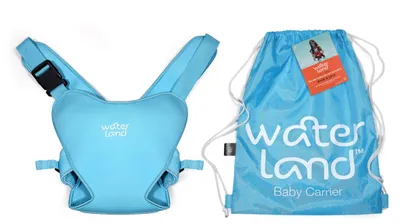 Imagen del producto de Chaleco flotador con banda torácica impermeable, correas ajustables, color azul claro, ideal para piscina y playa
