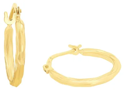 Produktbild von Amor Creolen Damen Ohrschmuck, 1,5 cm, Bicolor, Kommt in Schmuck Geschenk Box, 2