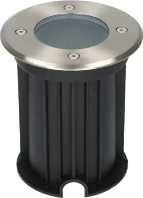 Produktbild von hoftronic LED Bodeneinbaustrahler 12cm GU10 Dimmbar IP67 Edelstahl