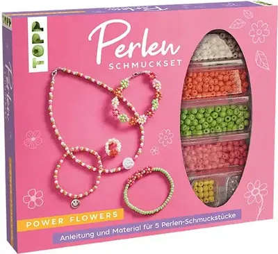 Produktbild von Perlen-Schmuckset - Power Flowers