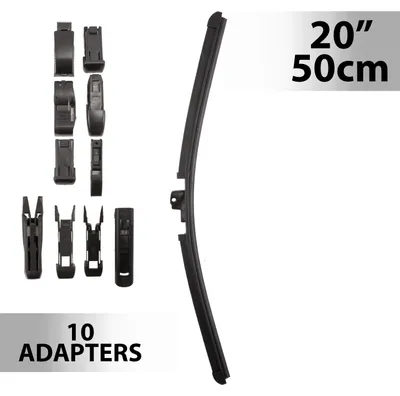 Produktbild von Scheibenwischer, 50 cm - mit 10 Adaptern