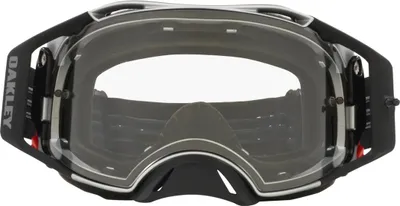Image de Lunettes de motocross Oakley Airbrake Clear, noir/gris, taille unique