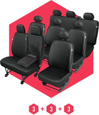 Immagine prodotto di Coprisedili per Fiat Ducato IV (14-) 9 posti SET coprisedili auto coprisedili slipcovers