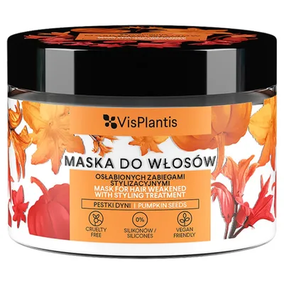Zdjęcie produktu dla Maska Do Włosów Vis Plantis Z Pestkami Dyni 300 Ml