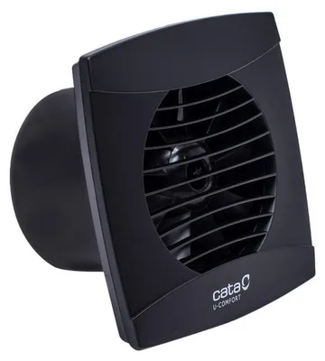 Produktbild von Cata UC-10 Axial-Badlüfter, 8W, Rohr 100mm, schwarz