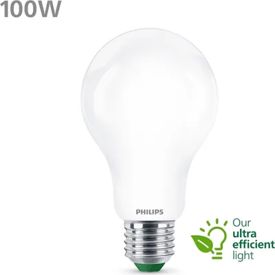 Zdjęcie produktu dla Philips Żarówka, 7,3 W, 100 W, E27, 1535 lm, 50000 h, Biały