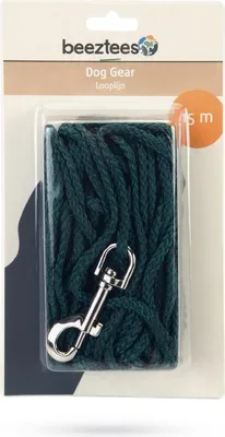 Immagine prodotto di Beeztees Feldleine - Guinzaglio per cani - Nylon - Verde - 15 metri