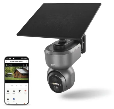 Obrázok produktu pre EMOS GoSmart Vonkajšia otočná kamera IP-6000 OWL s 4G/LTE, šedá