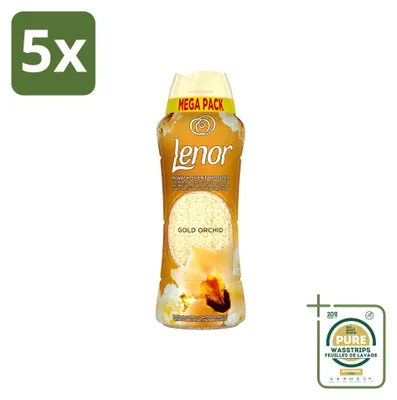 Produktbild von 5 x Lenor Wäscheparfüm Goldene Orchidee - 570 g - Vorratspackung - 5 Stücke