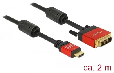 Produktbild von Delock Adapterkabel - Single Link - HDMI männlich