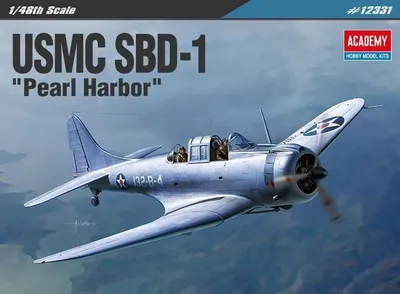 Obrázek produktu pro Model Kit letadlo 12331 - USMC SBD-1 "Pearl Harbor" (1:48)