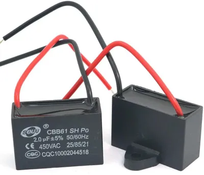 2x CBB61 2uF 450V AC Kondensator für Ventilator